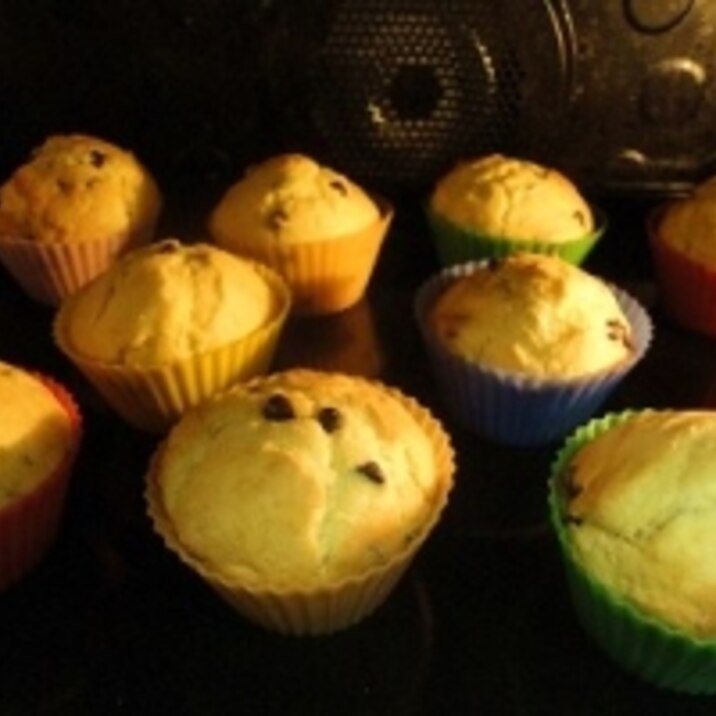 チョコチップマフィン レシピ 作り方 By ちわわこ 楽天レシピ